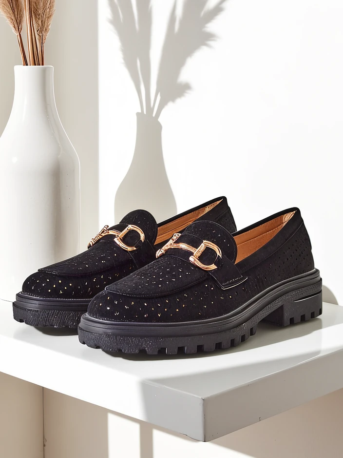 Royalfashion Mocasini perforați pentru femei Besio