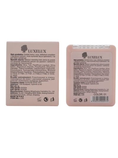 Paleta de farduri Luxelux 01 7g