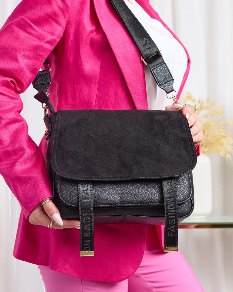 Royalfashion Negru Geantă de mână medie pentru femei