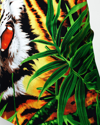 Prosop de plajă cu tigru mare colorat - Accesorii