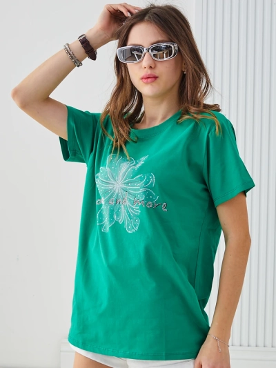 Royalfashion Tricou din bumbac pentru femei Mai mult și mai mult