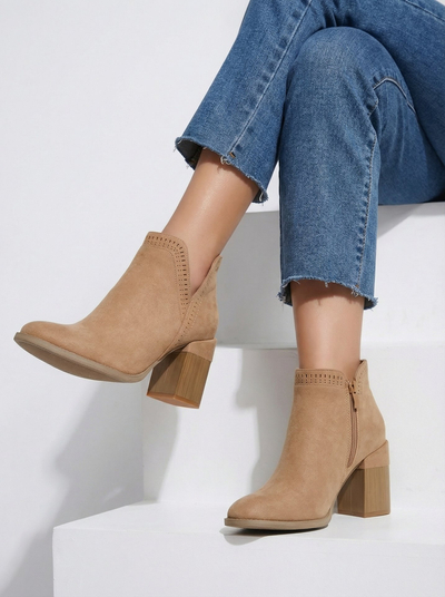 Bocanci cu toc pentru femei Royalfashion Vettot