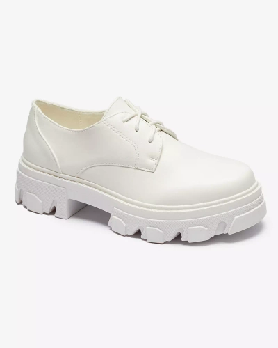 Cizme de damă albe Delgor- Footwear