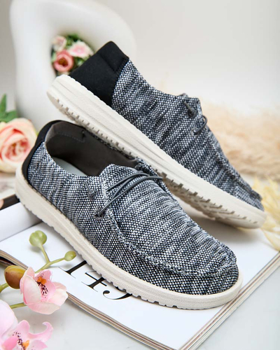Royalfashion Pantofi cu șiret pentru femei Seleptes Lace-up Half Shoes