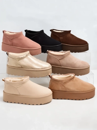 Royalfashion Cizme scurte pentru femei a'la cizme de zăpadă Ozozi