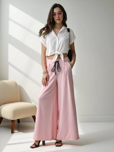 Pantaloni largi pentru femei Royalfashion