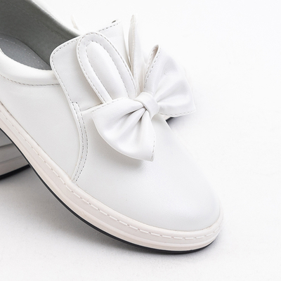 Pantofi albi pentru fete Gigis - Încălțăminte