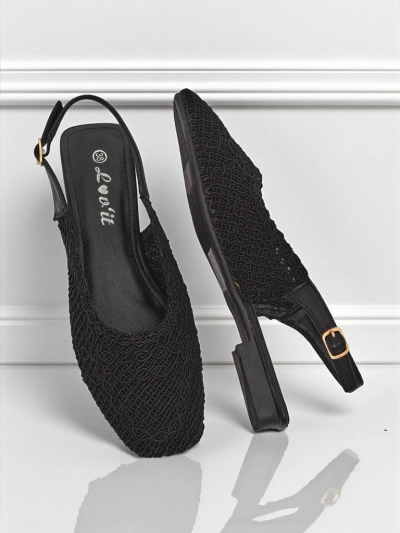 Royalfashion Sandalye dămsko s ku klaftă di-napoi Breeze Woven