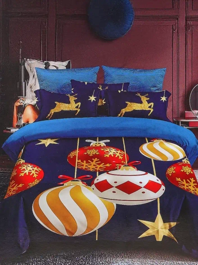 Royalfashion set de lenjerie de Crăciun 160x200 complet 3-PARTI
