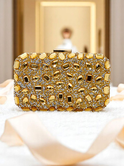 Royalfashion Geantă tip plic pentru femei Crystal Glam