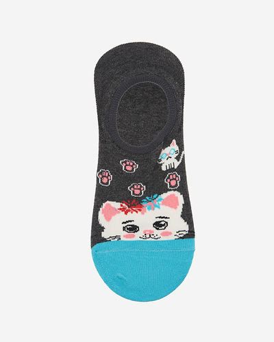 Șosete de damă colorate cu animal print 3 / pachet - Lenjerie intimă