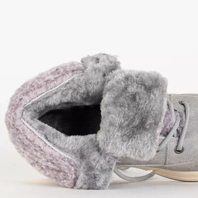 OUTLET Cizme de zapada dama gri de la Molisano - Incaltaminte