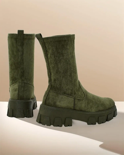 Bocanci platformă pentru femei Royalfashion Firo