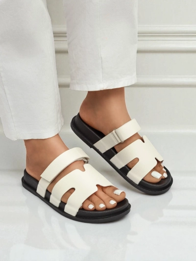 Royalfashion Papuci de damă din piele ecologică ReppiFlex