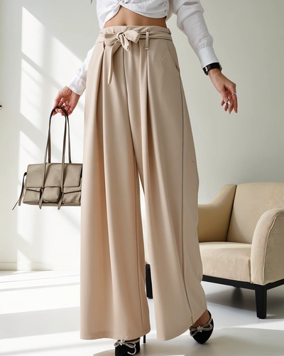 Pantaloni largi pentru femei Royalfashion