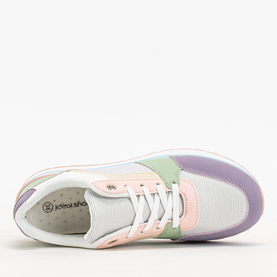 Pantofi sport multicolori de dama cu sclipici Berilan - Incaltaminte