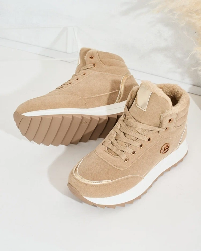 Royalfashion Adidași încălțați pentru femei cu blană Casill