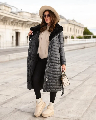 Royalfashion Palton lung pentru femei