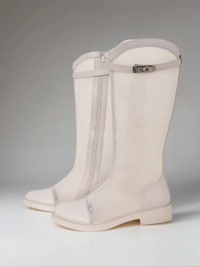 Royalfashion Botine de femei perforate Ovittole