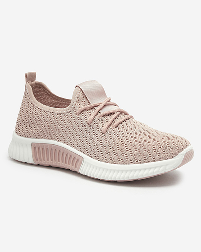 Pantofi sport din material textil pentru femei roz Vobbu- Footwear