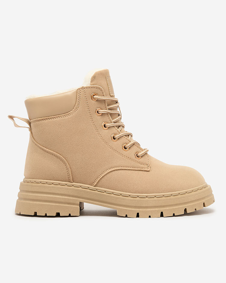 Royalfashion Cizme de vânătoare izolate pentru femei, maro deschis Radoras