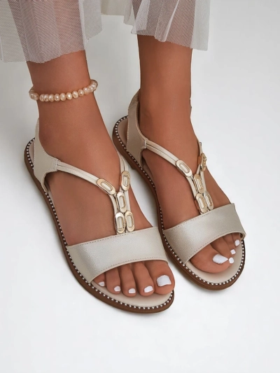 Royalfashion Damesandale met dekoratiewe bandjies Siena Glow