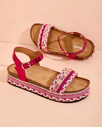 Royalfashion Sandale de Mussir Brodate pentru femei