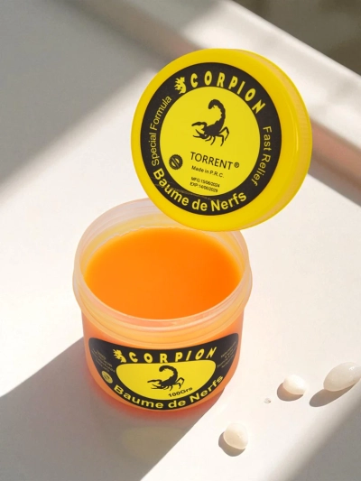 Mast-balsam cu extract de vînzător de scorpion pentru dureri musculare și articulare