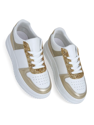 Royalfashion Adidași pentru Femei cu Sclipici Qisofi