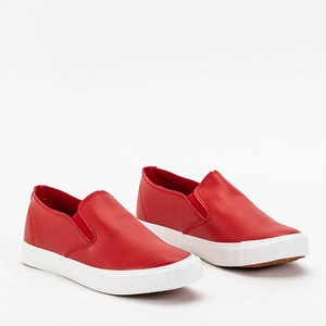 adidasi slip-on dama rosii Wizore - Incaltaminte