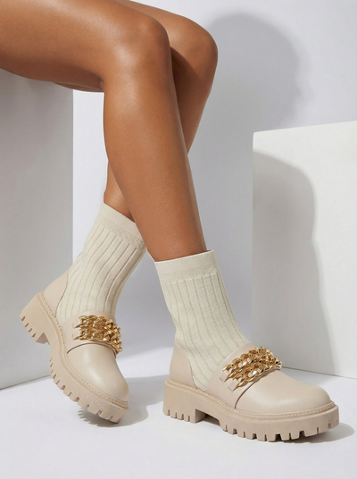 Royalfashion Cizme elegante de damă cu ornament Olluf