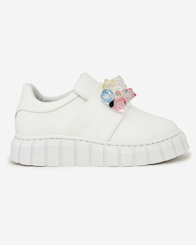 Royalfashion Pantofi sport cu pietricele colorate Resinello