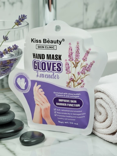 Aurelia Hand Mask Gloves Lavender - Mănuși hidratante pentru mâini 30 g