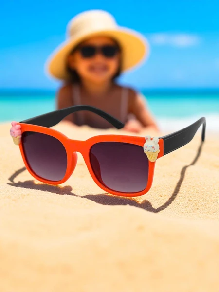 Royalfashion Ochelari de soare pentru copii cu decorațiuni Sunny Sparkle