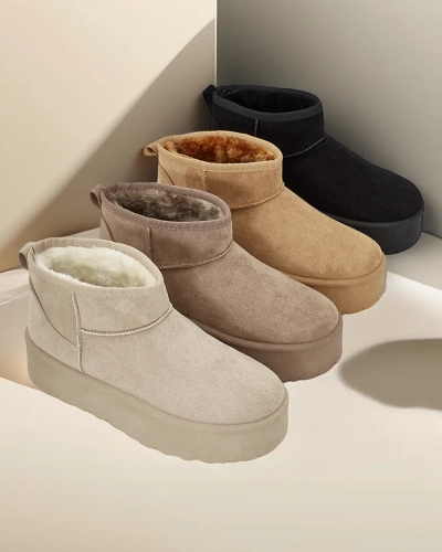 Royalfashion Ghete scurte de zapada pentru femei Alalla