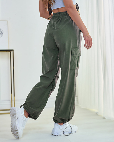 Royalfashion Pantaloni de luptă din țesătură pentru femei