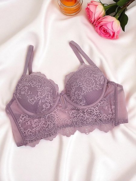 Royalfashion Sutien corset damă cu burete și dantelă Grace Corset