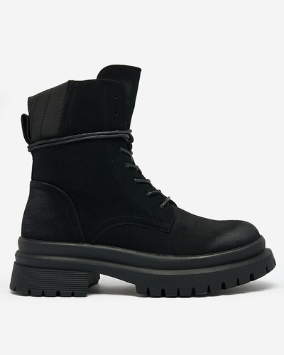 Royalfashion Black Vedelier trappers pentru femei