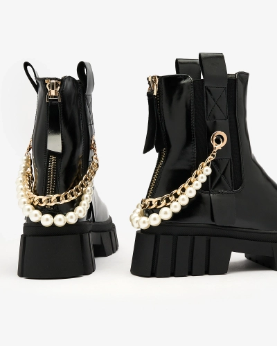 Royalfashion Negru cizme pentru femei Zifosca