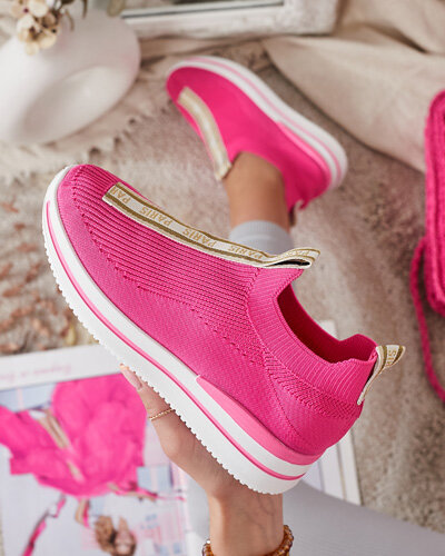 Royalfashion Pantofi sport slip-on pentru femei cu inscripția Cerppa