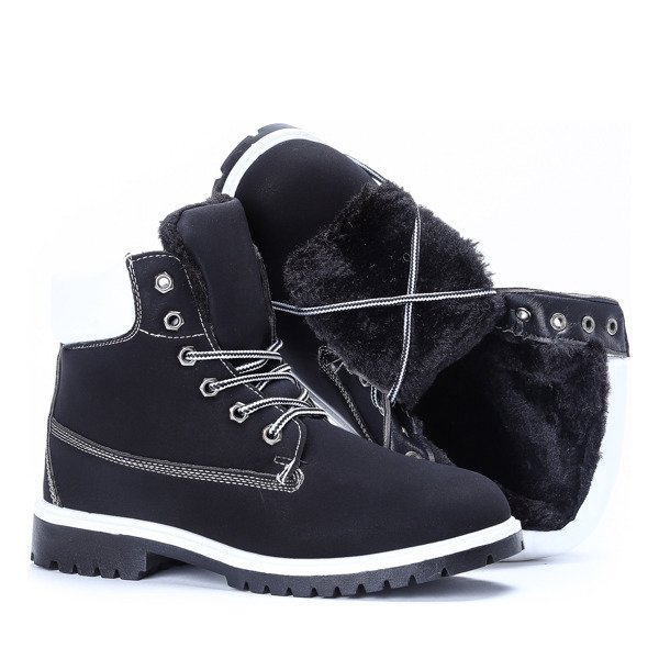 Ghete izolate negre Sabina - Încălțăminte