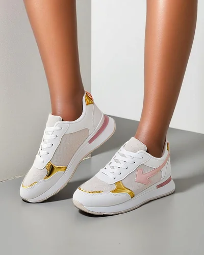 Adidașii sportivi Royalfashion pentru femei cu sclipici Berilane