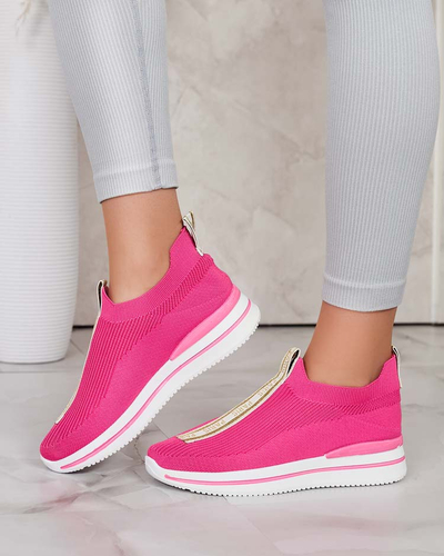 Royalfashion Pantofi sport slip-on pentru femei cu inscripția Cerppa