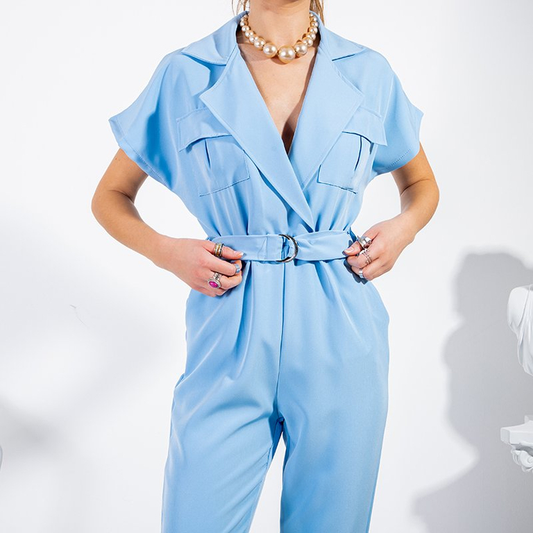 Salopetă albastră pentru femei - Îmbrăcăminte