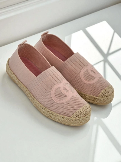 Espadrile pentru femei Theodora roz din piele ecologică de piele întoarsă, plate