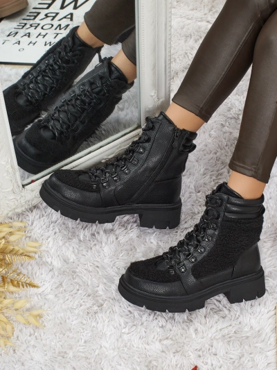 Botine workery de damă cu blană Ardella