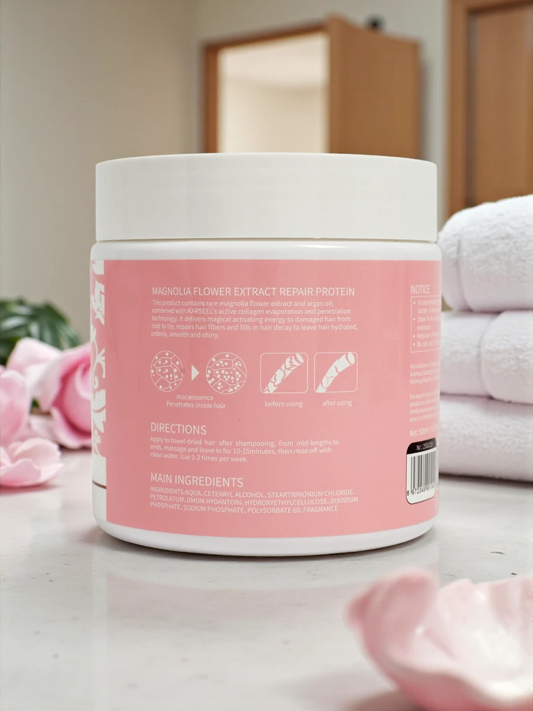 Mască de păr parfumată cu proteine - regenerează și hidratează