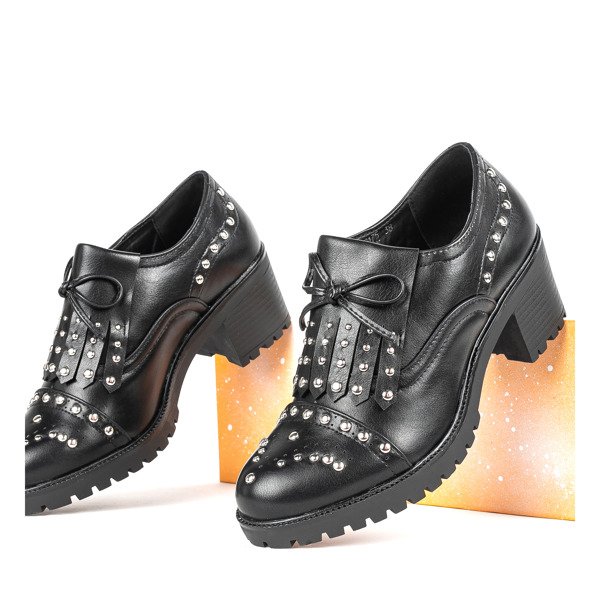 Încălțăminte neagră pe un stâlp gros Colorado - Încălțăminte