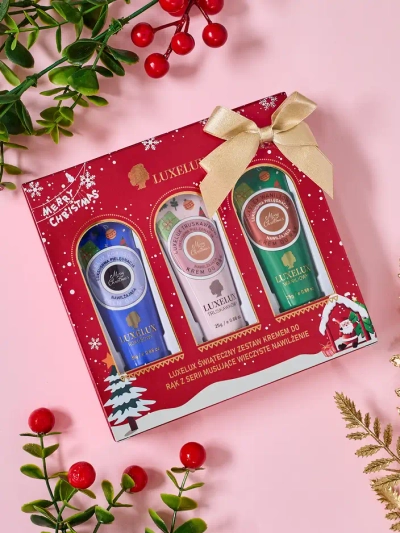 Set de creme de mâini Luxelux pentru Crăciun din seria esențelor botanice 25g