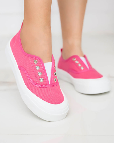 OUTLET Tenisi dama roz inchis cu talpa mai groasa Askol- Pantofi